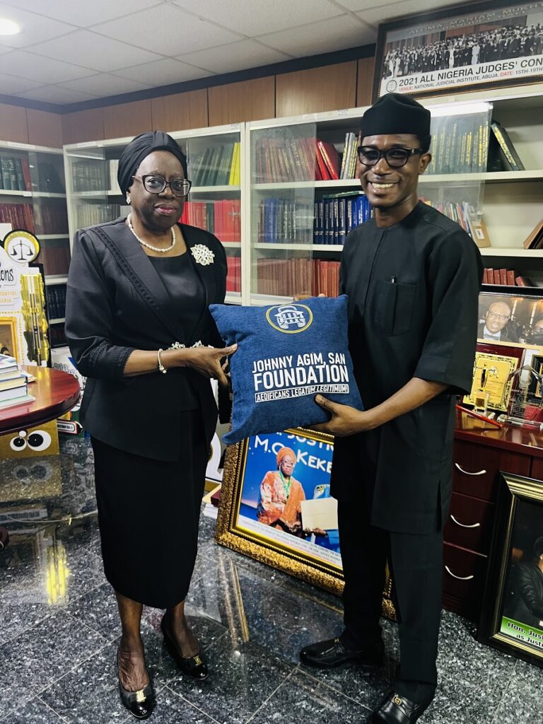 1. JASAN Foundation Courtesy Visit to the Chief Justice of Nigeria [Hon. Justice Kudirat Kekere-Ekun, GCON]