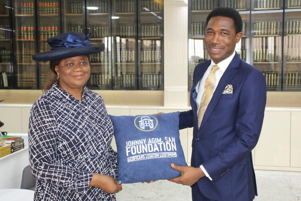 2. JASAN Foundation Courtesy Visit to the President, Court of Appeal [Hon. Justice Monica Dongbam Mensem, CON]