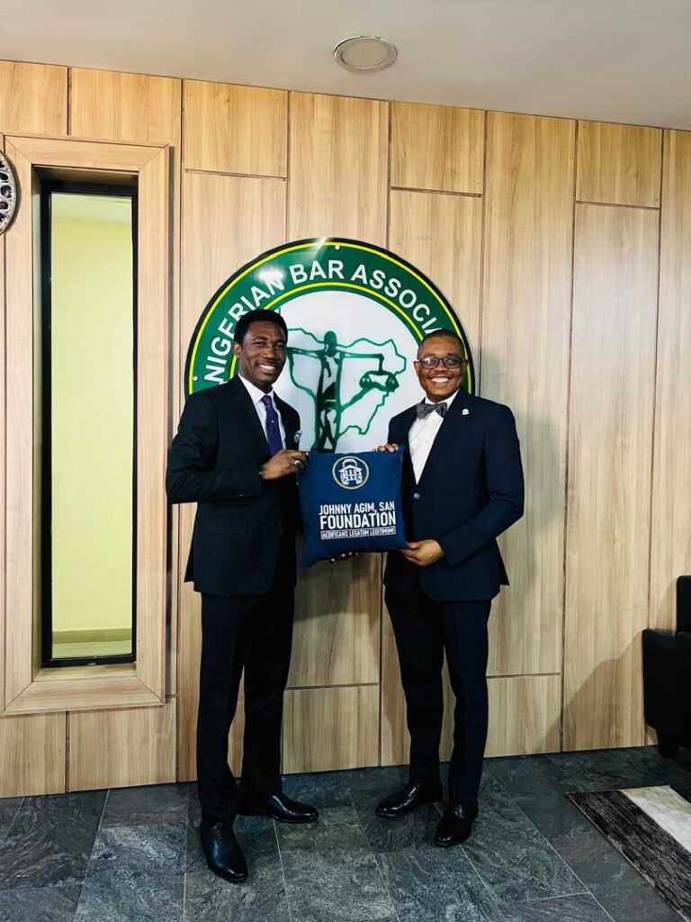 8. JASAN Foundation Courtesy Visit to the President, Nigerian Bar Association [Mazi Afam Josiah Osigwe, SAN]